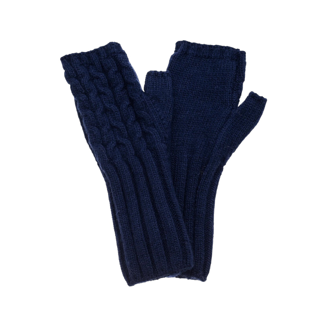 Park Lane Fingerless Gloves Navy