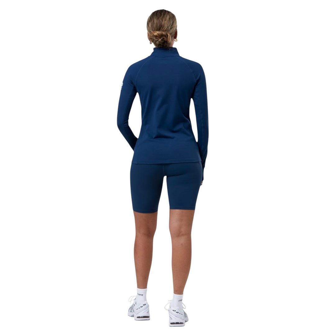 Gym + Coffee Relentless 1/4 Zip Petrol Blue