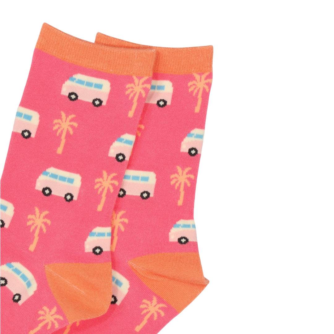 MSH Campervan Print Bamboo Socks