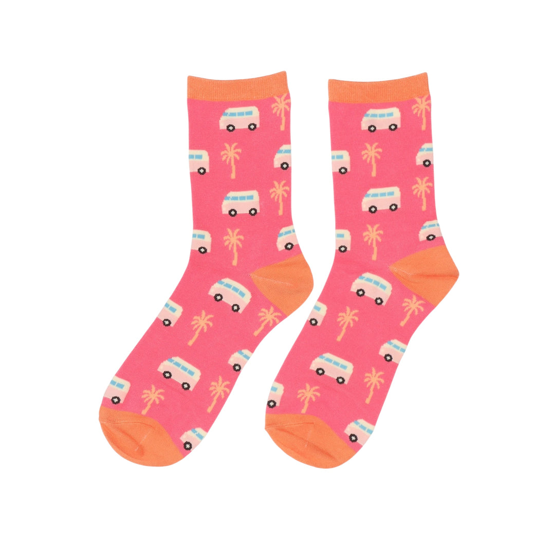 MSH Campervan Print Bamboo Socks