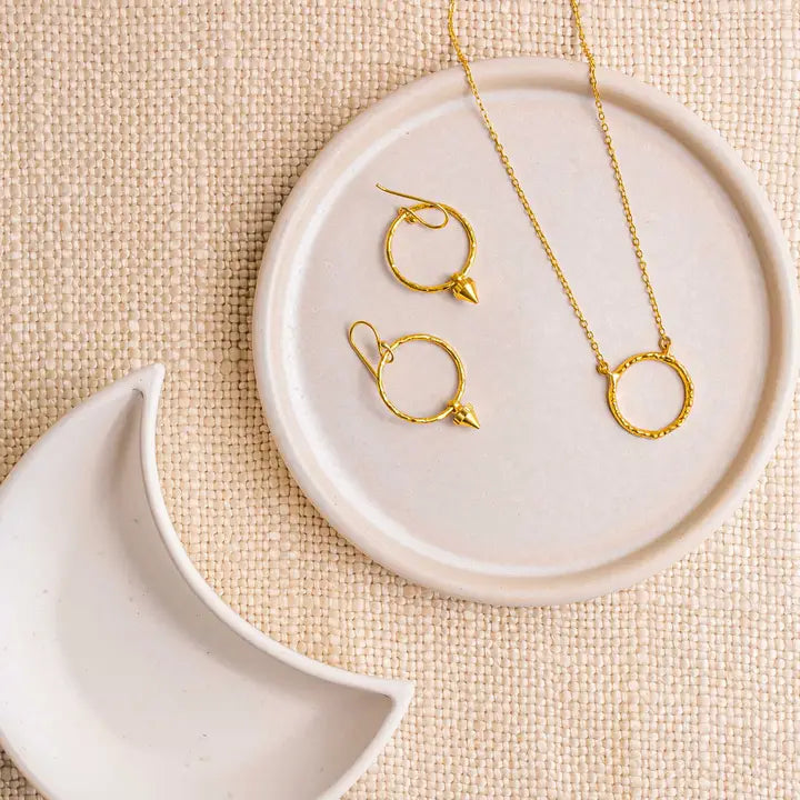 Ashiana Camden Gold Hoop Earrings