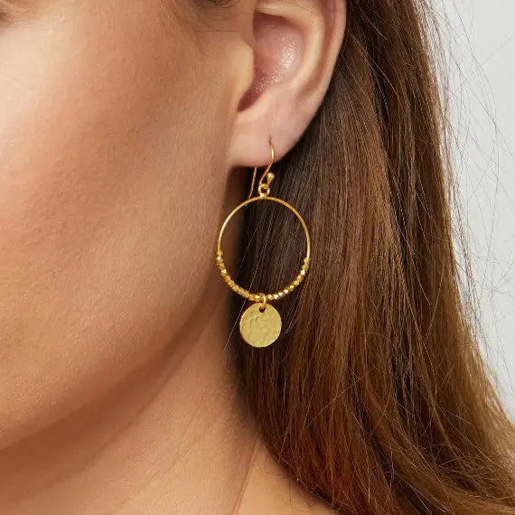 Ashiana Dominique Mini Hoop Earrings Gold