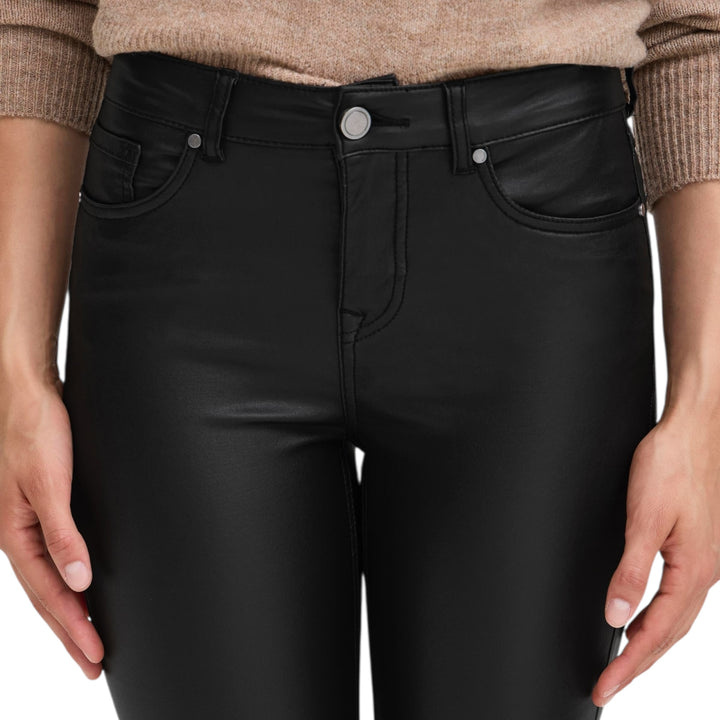 B Young Kiko Slim Coated Jeans Black