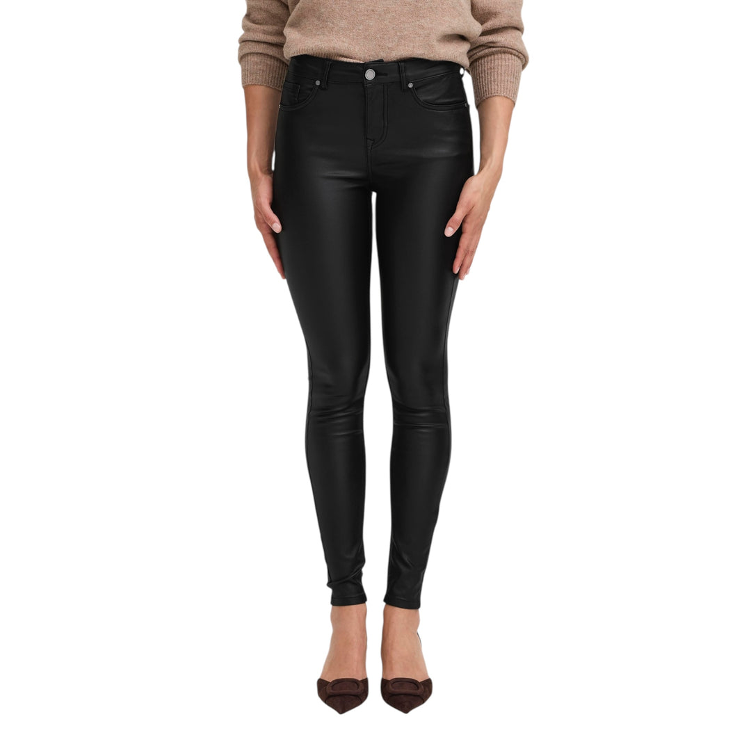 B Young Kiko Slim Coated Jeans Black