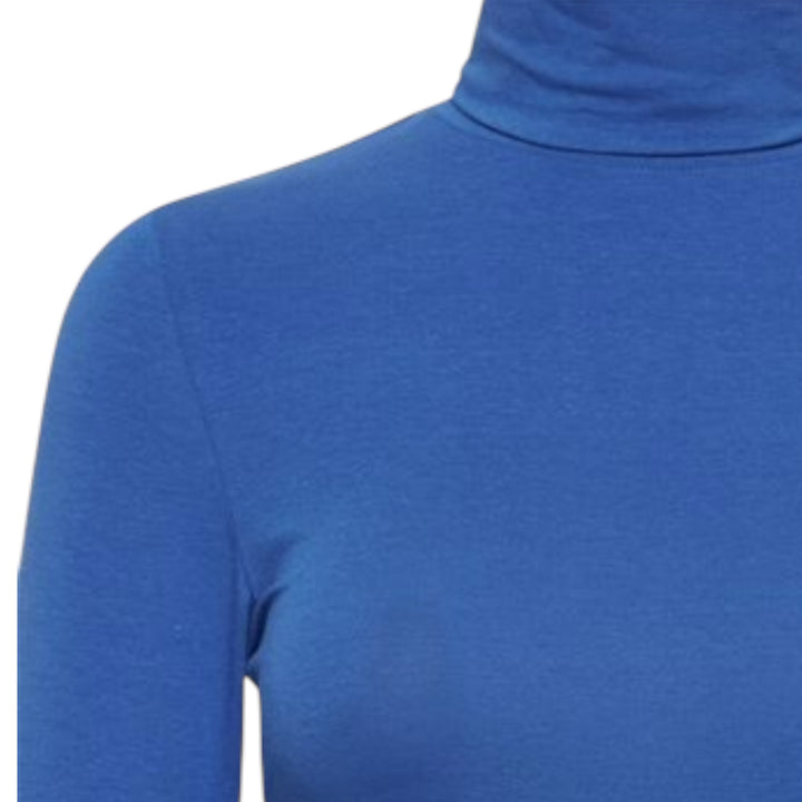 B Young Pamila Roll Neck Top Nautical Blue