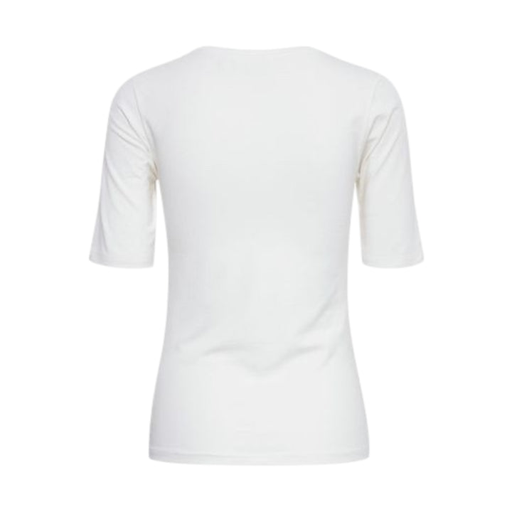 B Young Pamila Short Sleeve Top Off-White