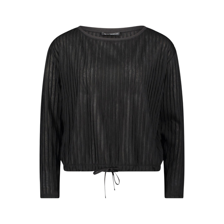 Betty-Barclay-Top-with-Drawstring-Black-Back
