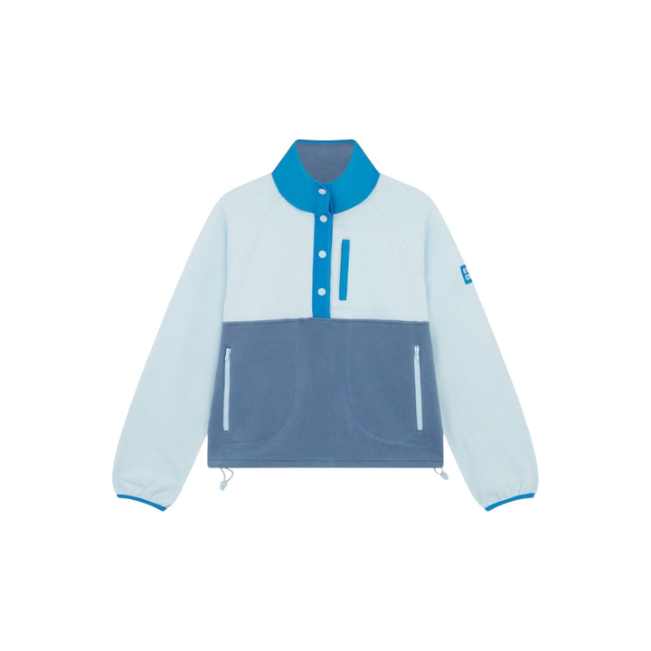 Gym + Coffee Snap Polar Fleece Oasis Blue