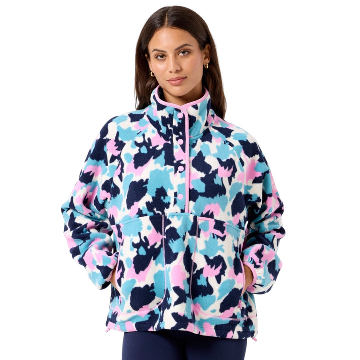 Gym + Coffee Snap Polar Fleece Light Pop Print