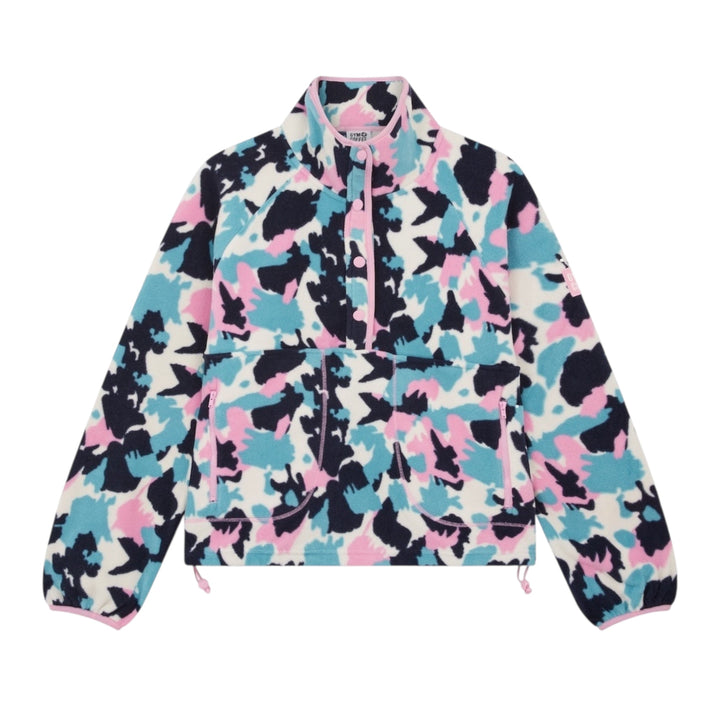 Gym + Coffee Snap Polar Fleece Light Pop Print