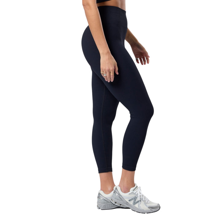 Gym + Coffee Lotus Lounge Leggings Black