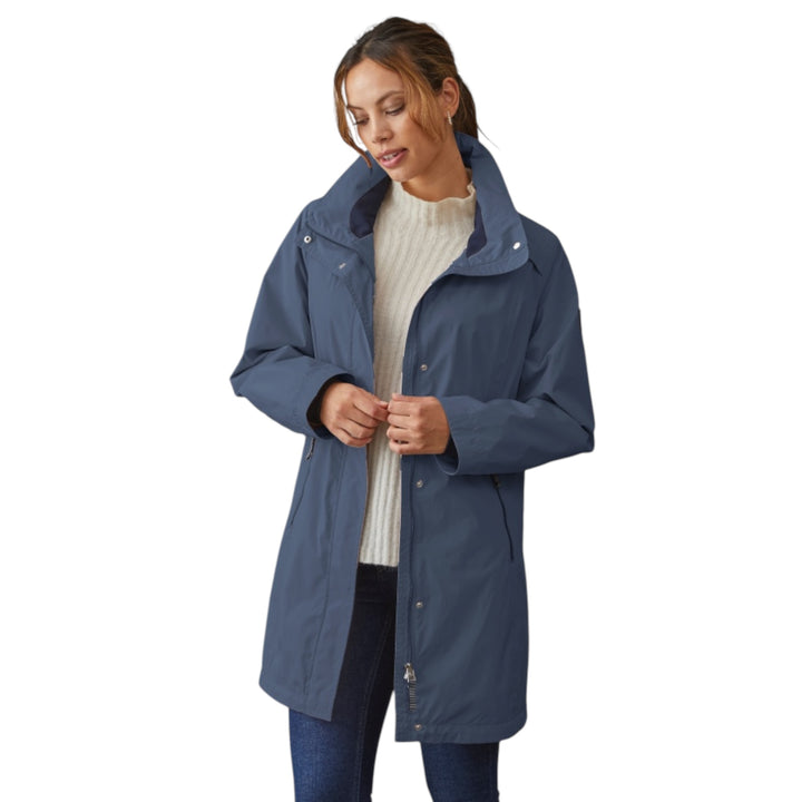 Junge Lina Waterproof Coat Midnight Blue