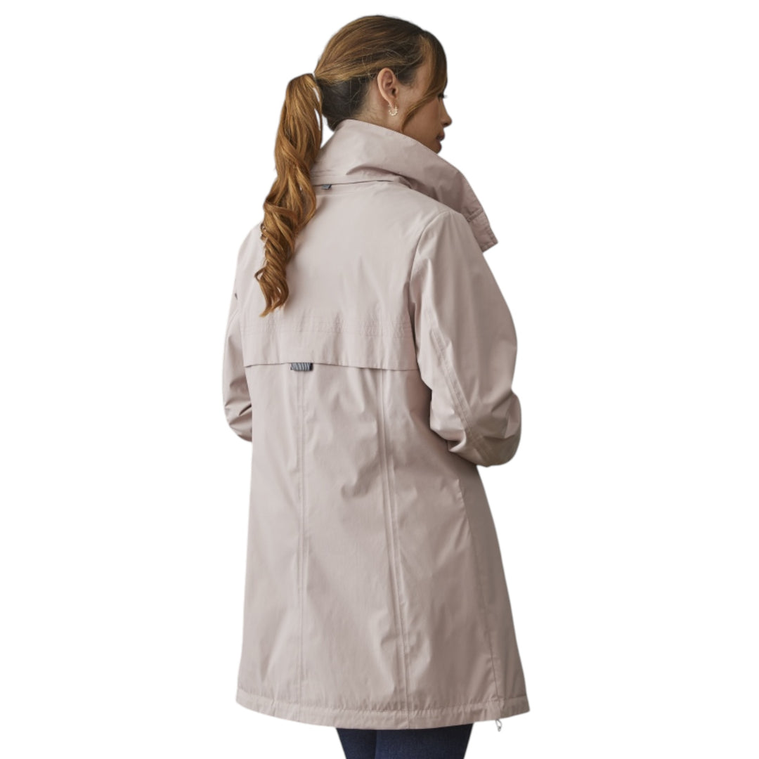 Junge-Lina-Waterproof-Coat-Rose-back