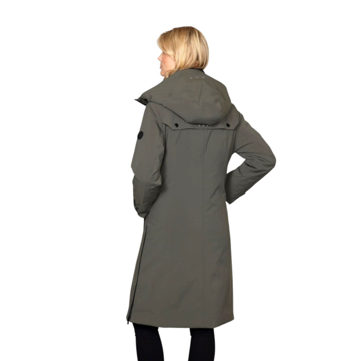 Junge Mira Long Waterproof Jacket Olive