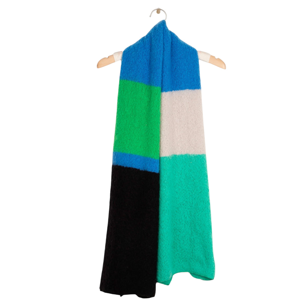 MSH Nellie Heavy Weight Scarf Blue and Green