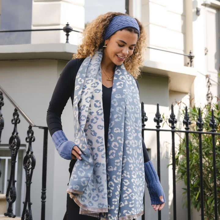 Park Lane Knitted Headband China Blue