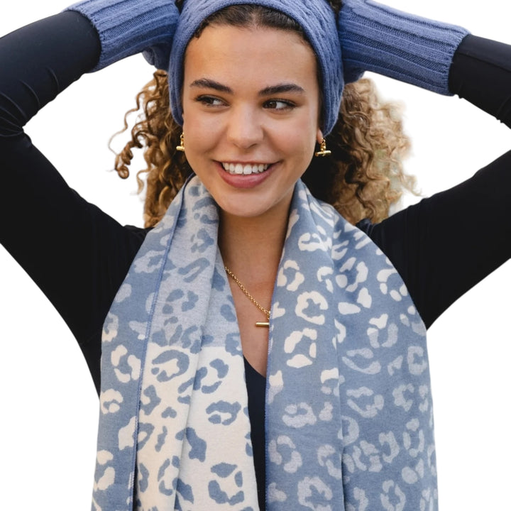 Park Lane Knitted Headband China Blue