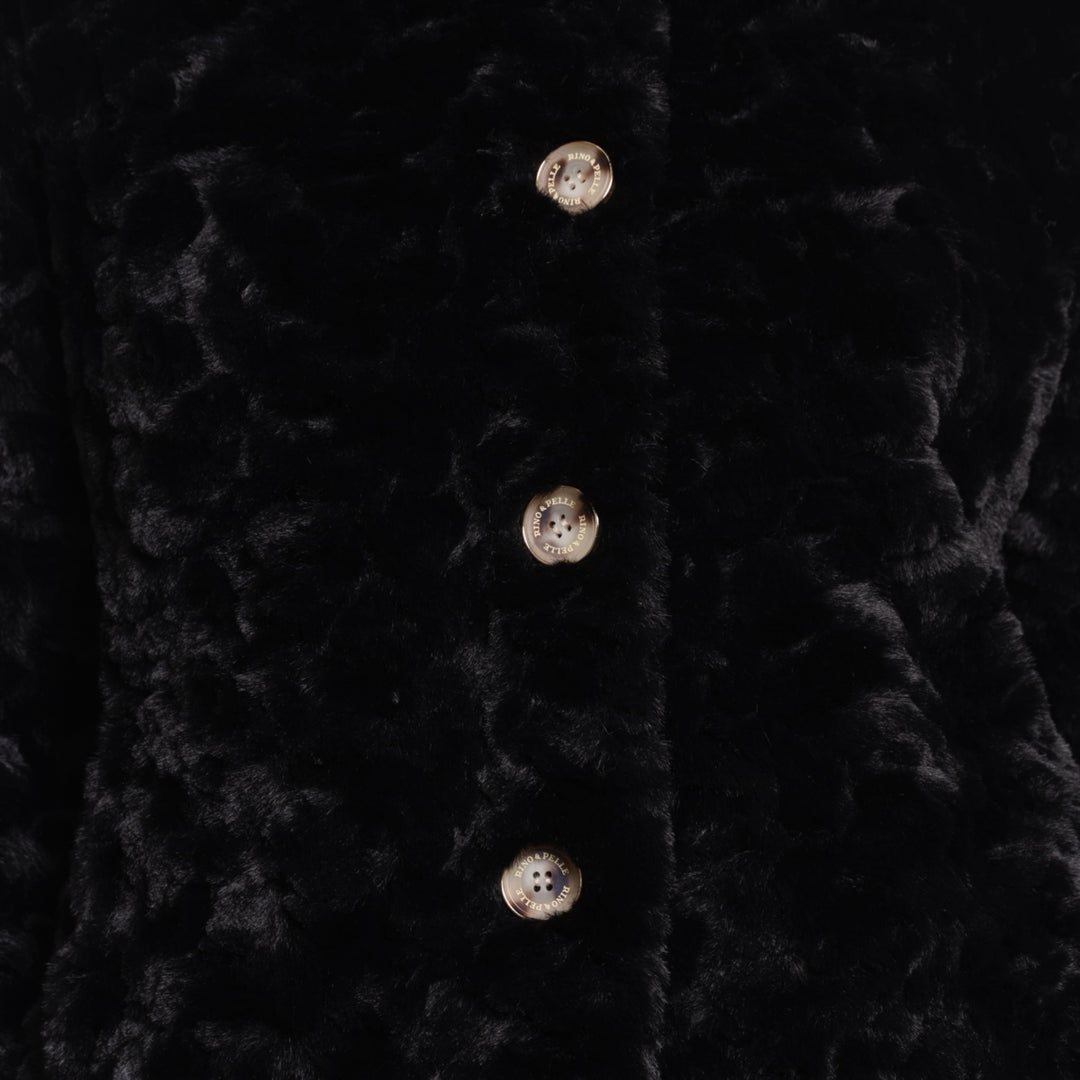 Rino & Pelle Vie Short Faux Fur Jacket Black