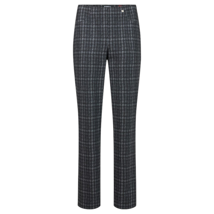 Robell Bella 78cm Trousers Grey Check