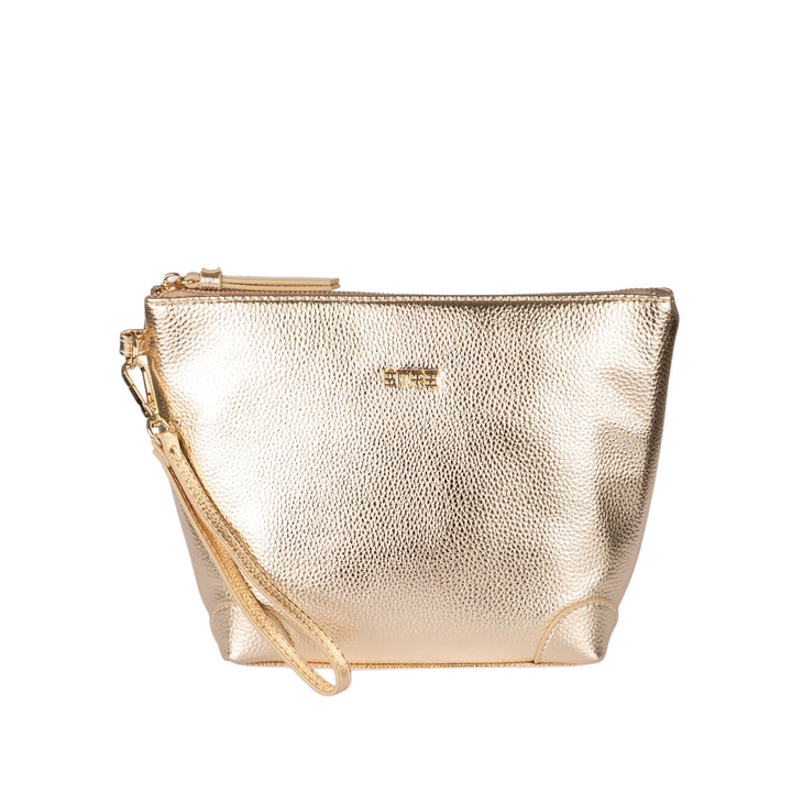 Etre Sylvie Metallic Vanity Bag Gold