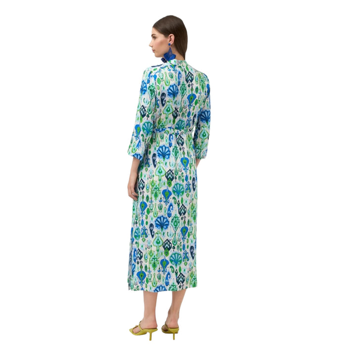 Tinta Style Ximena Maxi Dress Green and Blue