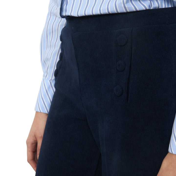 Tinta Style Yoselin Cord Trousers Black
