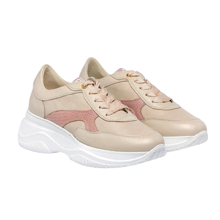 DL Sport Wedge Sole Sneaker Nude